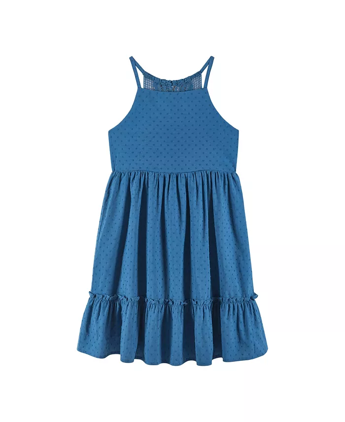 Платье для девочек с голубым горошком Swiss Dot Andy & Evan, синий
Платье для девочек с голубым горошком Swiss Dot Andy & Evan, синий