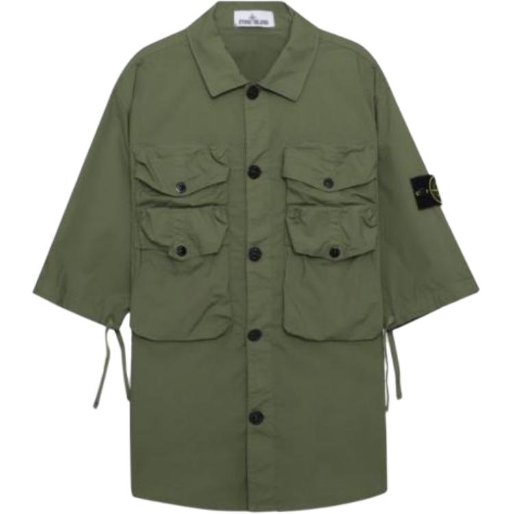 STONE ISLAND Мужская рубашка оливкового цвета
STONE ISLAND Мужская рубашка оливкового цвета