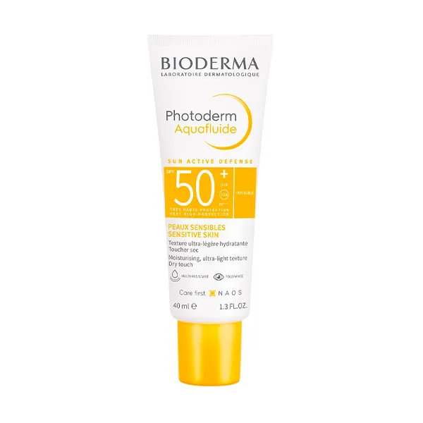 Бесцветный солнцезащитный крем для лица SPF 50 Photoderm Aquafluide Bioderma, 40 ml
Бесцветный солнцезащитный крем для лица SPF 50 Photoderm Aquafluide Bioderma, 40 ml