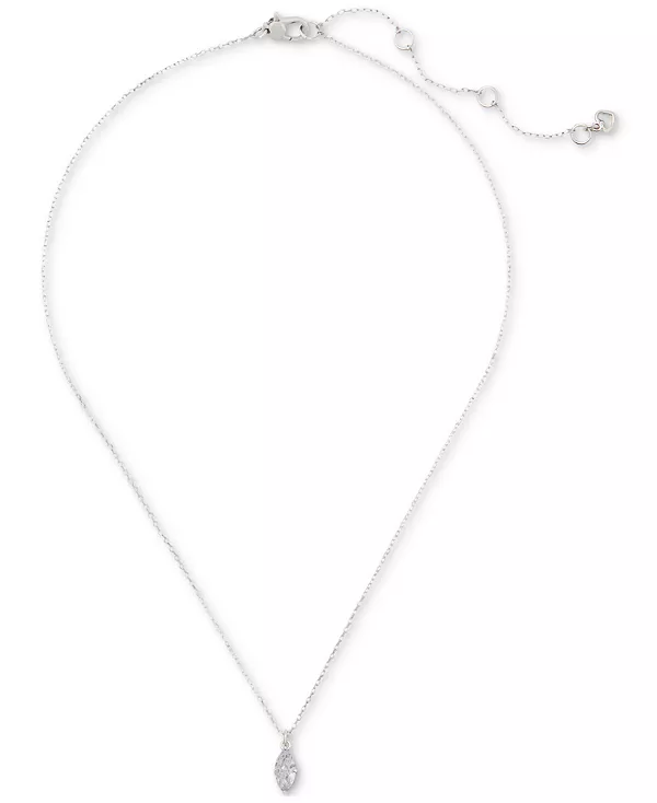 Фирменное ожерелье с подвеской-солитером, 16 дюймов + удлинитель 3 дюйма Kate Spade New York, clear/silv
Фирменное ожерелье с подвеской-солитером, 16 дюймов + удлинитель 3 дюйма Kate Spade New York, clear/silv