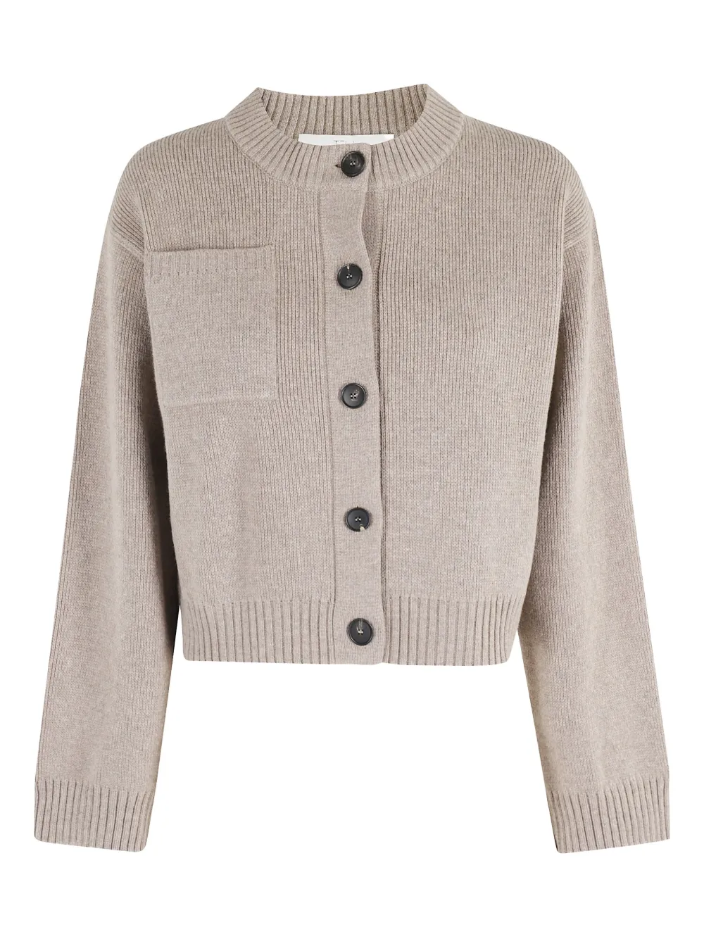 Кардиган с застежкой на пуговицы и накладными карманами Tela, нейтральный
Кардиган с застежкой на пуговицы и накладными карманами Tela, нейтральный