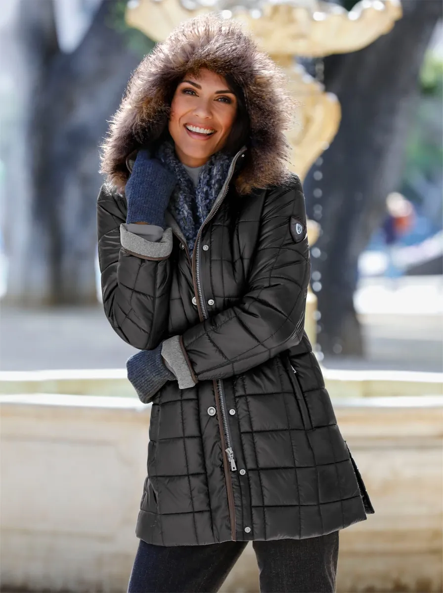 Повседневного образа стеганая куртка с капюшоном Casual Looks, черный
Повседневного образа стеганая куртка с капюшоном Casual Looks, черный