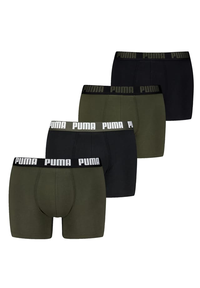Комплект из 4 трусов-боксеров - базовые трусы-боксеры из эко-хлопка эластичные на каждый день Puma, мультиколор
Комплект из 4 трусов-боксеров - базовые трусы-боксеры из эко-хлопка эластичные на каждый день Puma, мультиколор
