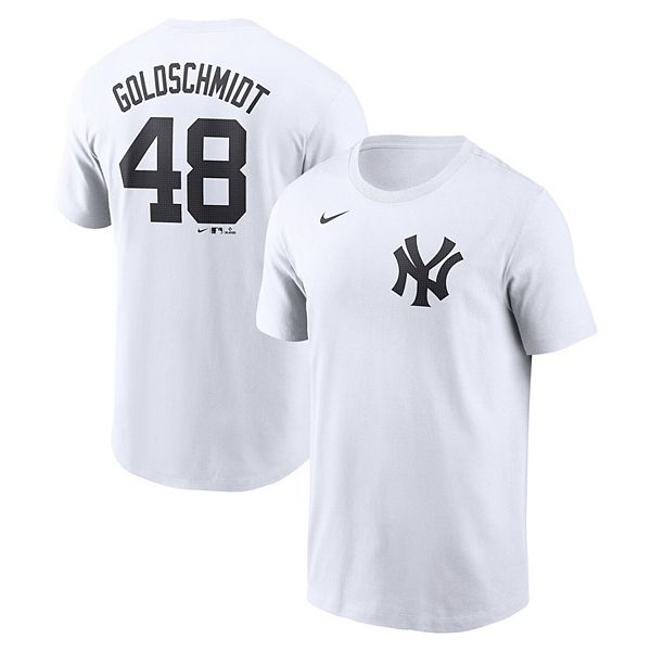 Футболка New York Yankees с именем и номером Paul Goldschmidt Nike
Футболка New York Yankees с именем и номером Paul Goldschmidt Nike