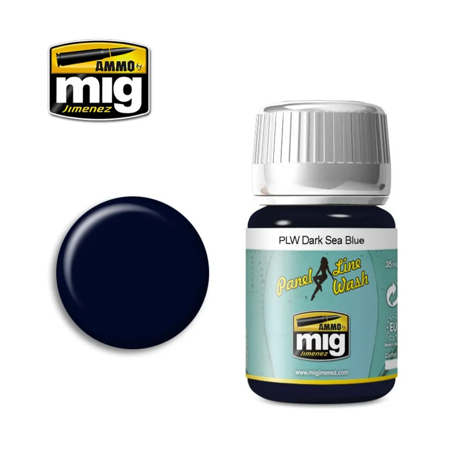 Темный морской синий, Panel Line Wash
Темный морской синий, Panel Line Wash