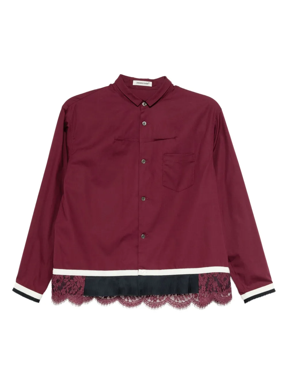 Рубашка на пуговицах Undercover, красный
Рубашка на пуговицах Undercover, красный