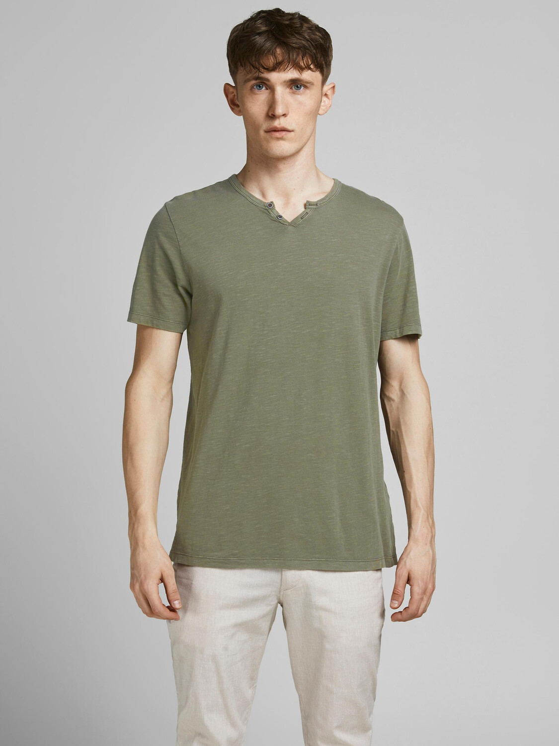 Футболка Jack & Jones V Neck Kurzarm mit Knöpfen JJESPLIT, зеленый
Футболка Jack & Jones V Neck Kurzarm mit Knöpfen JJESPLIT, зеленый