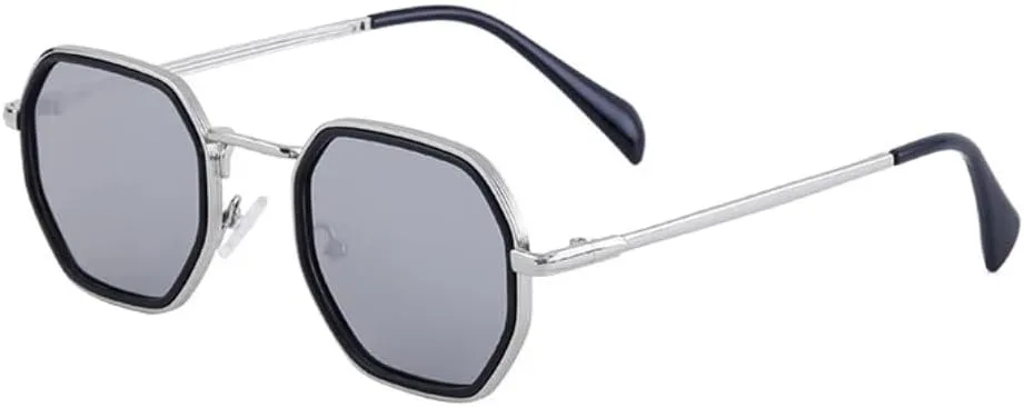 Солнцезащитные очки Polygon для женщин и мужчин, роскошные, с зеркальным покрытием, защитой от УФ-излучения UV400, металлическая оправа UATXTAU, Silver Silver Mirror
Солнцезащитные очки Polygon для женщин и мужчин, роскошные, с зеркальным покрытием, защитой от УФ-излучения UV400, металлическая оправа UATXTAU, Silver Silver Mirror