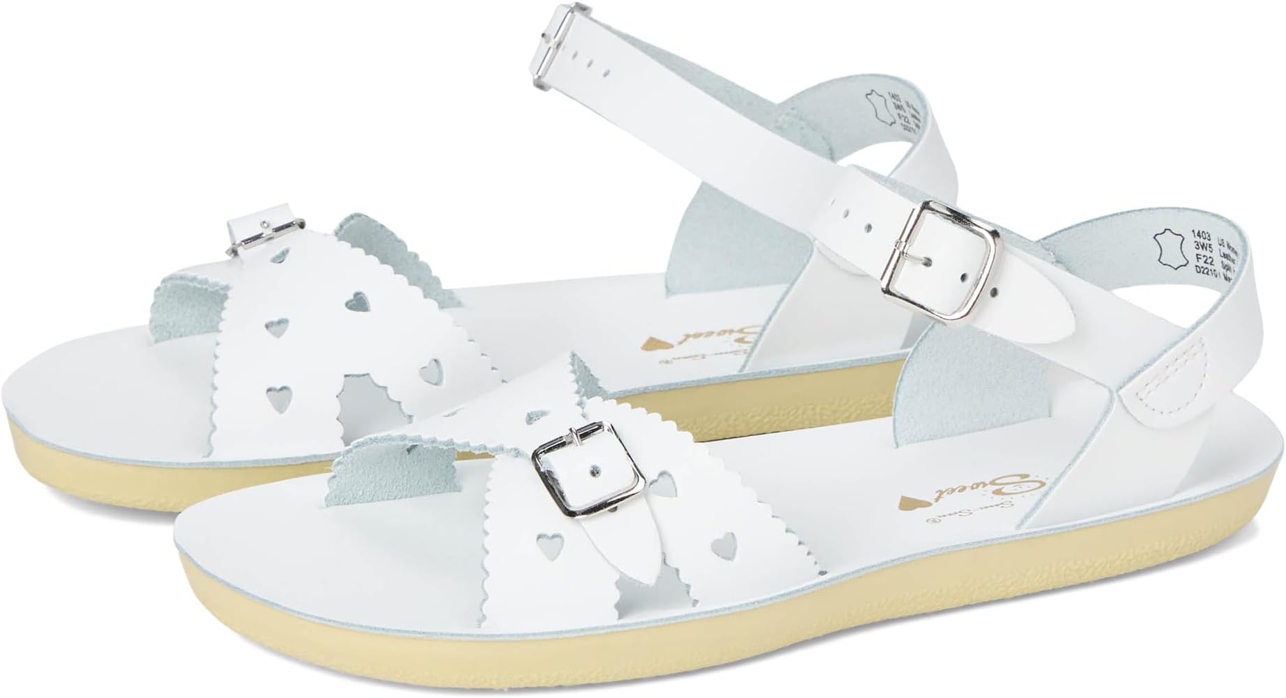 Сандалии Salt Water Sandal by Hoy Shoes Sun-San - Sweetheart, белый 
Сандалии Salt Water Sandal by Hoy Shoes Sun-San - Sweetheart, белый