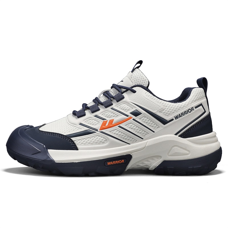 WARRIOR Мужские низкие походные кроссовки Abrasion Resistant Breathable Coverage, цвет beige и dark blue
WARRIOR Мужские низкие походные кроссовки Abrasion Resistant Breathable Coverage, цвет beige и dark blue