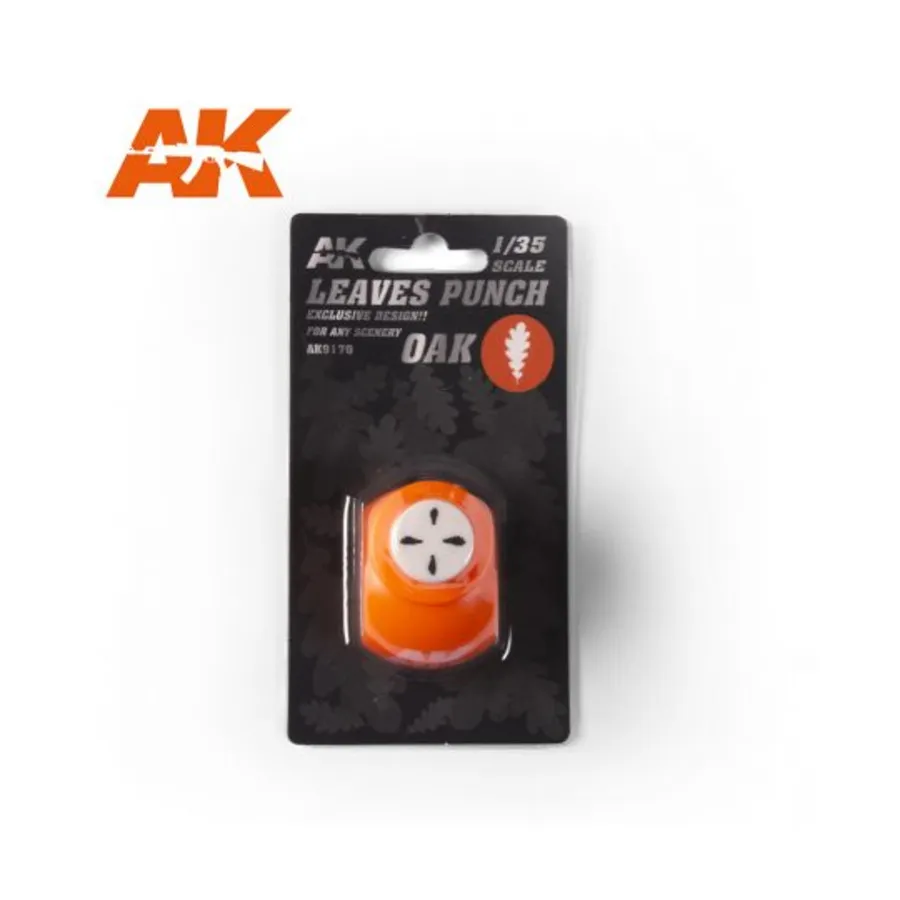 Пунш «Листья» — Дуб (масштаб 1/35), Supplies & Accessories (AK-Interactive)
Пунш «Листья» — Дуб (масштаб 1/35), Supplies & Accessories (AK-Interactive)