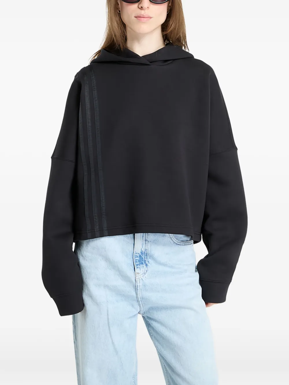 Худи с тремя полосками Adidas, черный
Худи с тремя полосками Adidas, черный