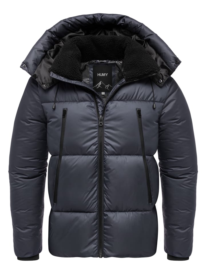 Зимняя куртка с капюшоном темно-синего цвета Humy
Зимняя куртка с капюшоном темно-синего цвета Humy