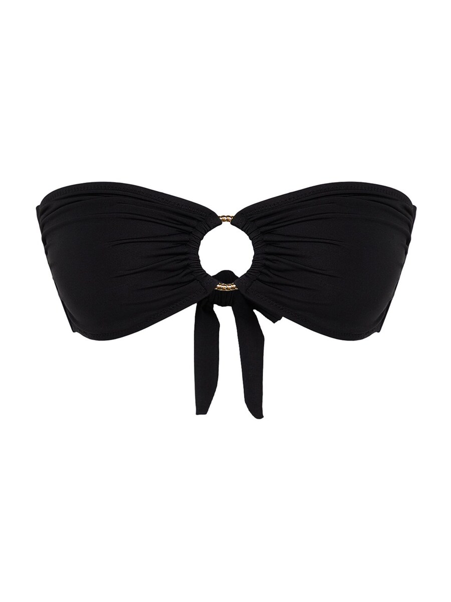 Верх бикини бандо Trendyol, черный
Верх бикини бандо Trendyol, черный