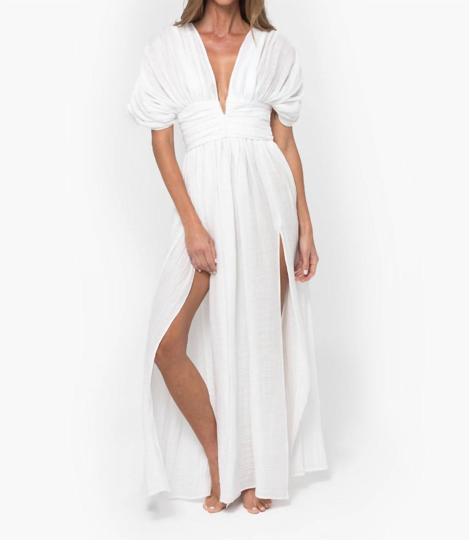 Платье Helena в белом цвете JBQ
Платье Helena в белом цвете JBQ