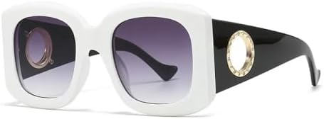 Солнцезащитные очки 2027 года в квадратной оправе большого размера для женщин и мужчин, в винтажном панк-стиле, модные, с крупной оправой, элегантные MTZJH, White Gray
Солнцезащитные очки 2027 года в квадратной оправе большого размера для женщин и мужчин, в винтажном панк-стиле, модные, с крупной оправой, элегантные MTZJH, White Gray