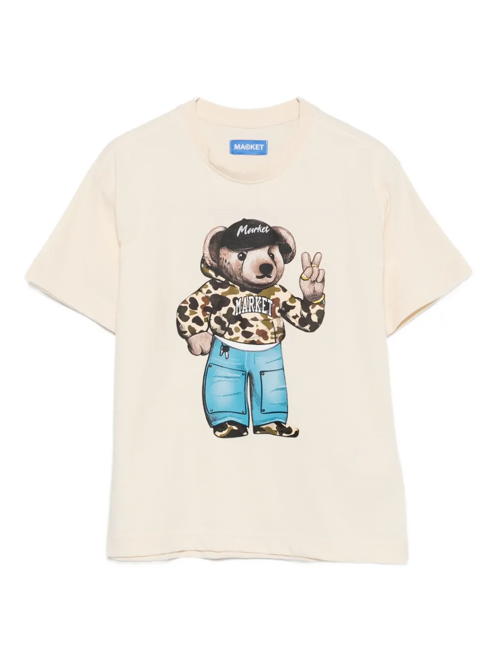 Футболка с принтом медведя MARKET, нейтральный
Футболка с принтом медведя MARKET, нейтральный