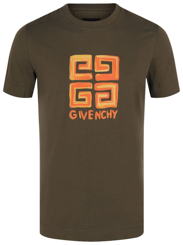 Футболка Givenchy 4G Logo Slim Fit цвета хаки
Футболка Givenchy 4G Logo Slim Fit цвета хаки