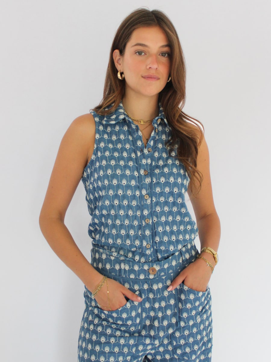 Блуза Honnête Atelier Harley, Blue Denim
Блуза Honnête Atelier Harley, Blue Denim