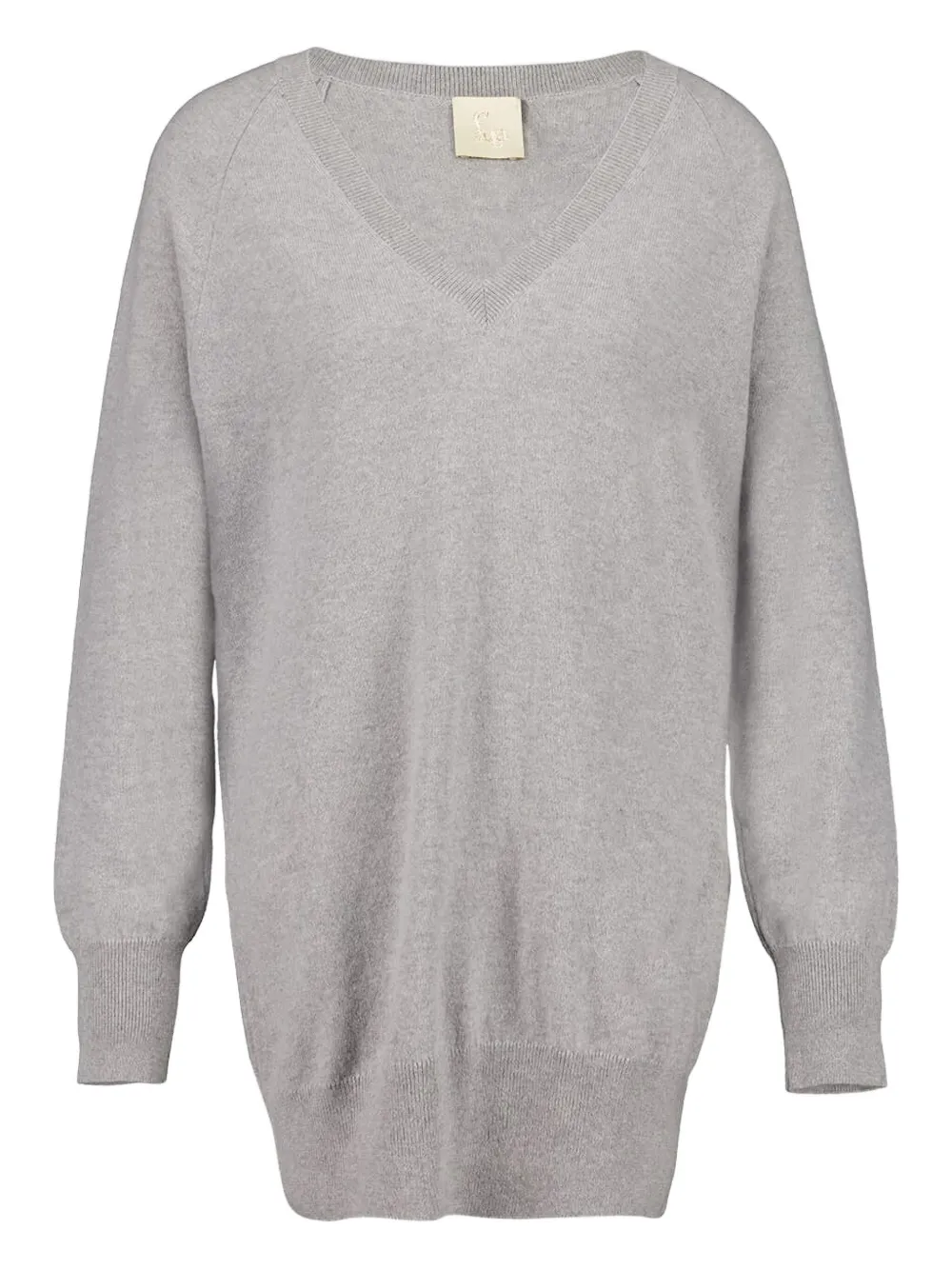 Кашемировый свитер с V-образным вырезом Paula, серый
Кашемировый свитер с V-образным вырезом Paula, серый