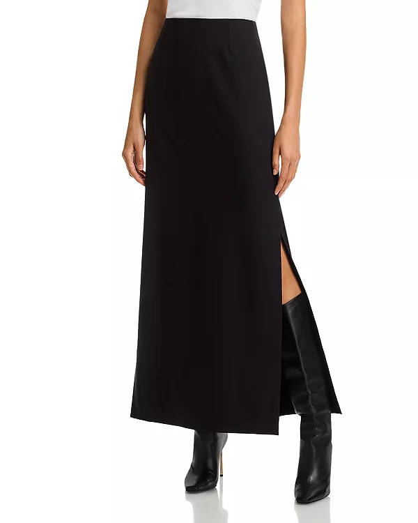 Длинная юбка с боковым разрезом Lafayette 148 New York, черный
Длинная юбка с боковым разрезом Lafayette 148 New York, черный