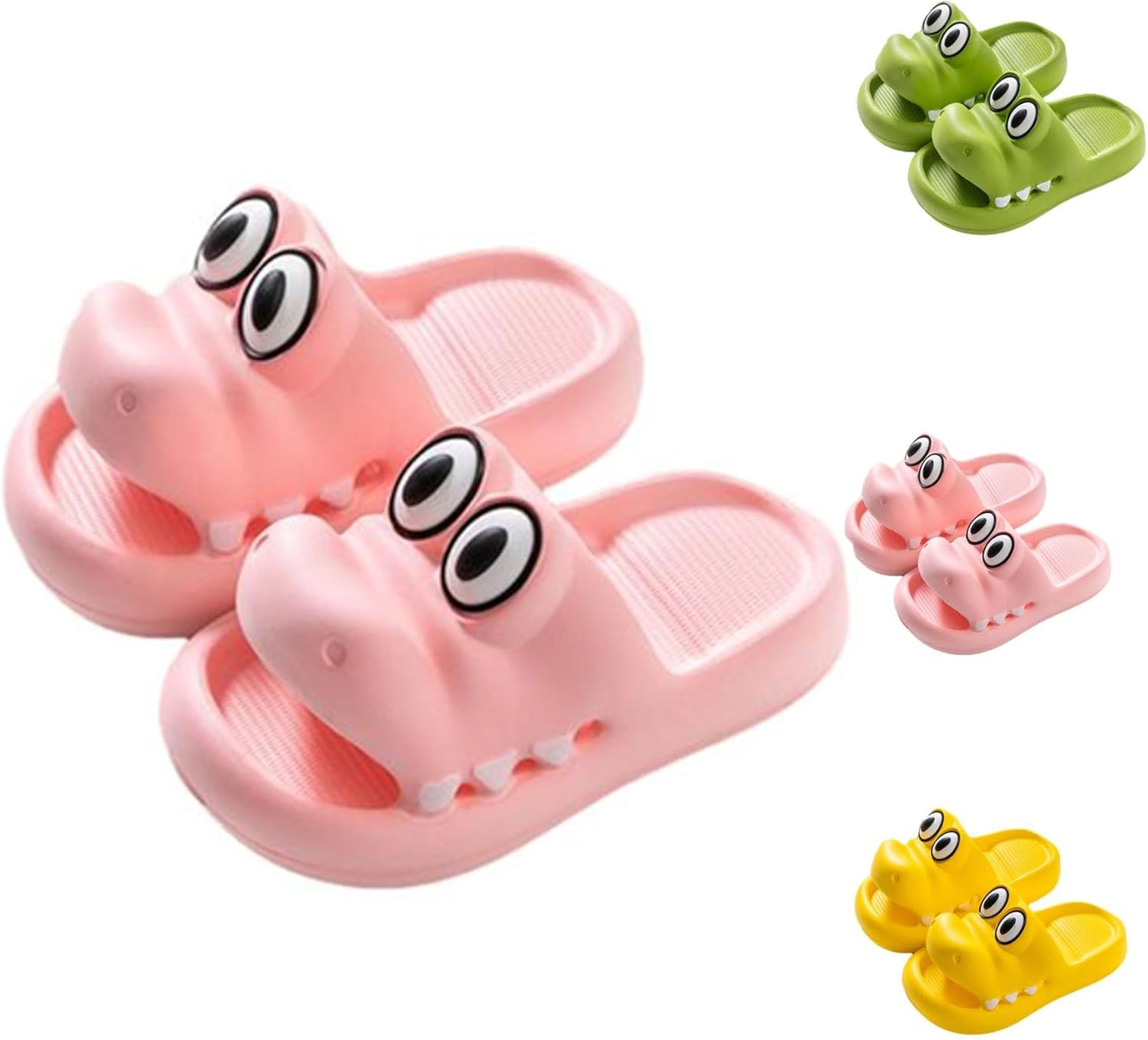 Милые крокодиловые слайды для женщин и мужчин, летние пляжные сандалии с открытым носком, с толстой подошвой, для дома, для душа, противоскользящие, для улицы и дома, детские тапочки (размер 6.5-7.5 (240 мм), зеленый) Znel
Милые крокодиловые слайды для женщин и мужчин, летние пляжные сандалии с открытым носком, с толстой подошвой, для дома, для душа, противоскользящие, для улицы и дома, детские тапочки (размер 6.5-7.5 (240 мм), зеленый) Znel