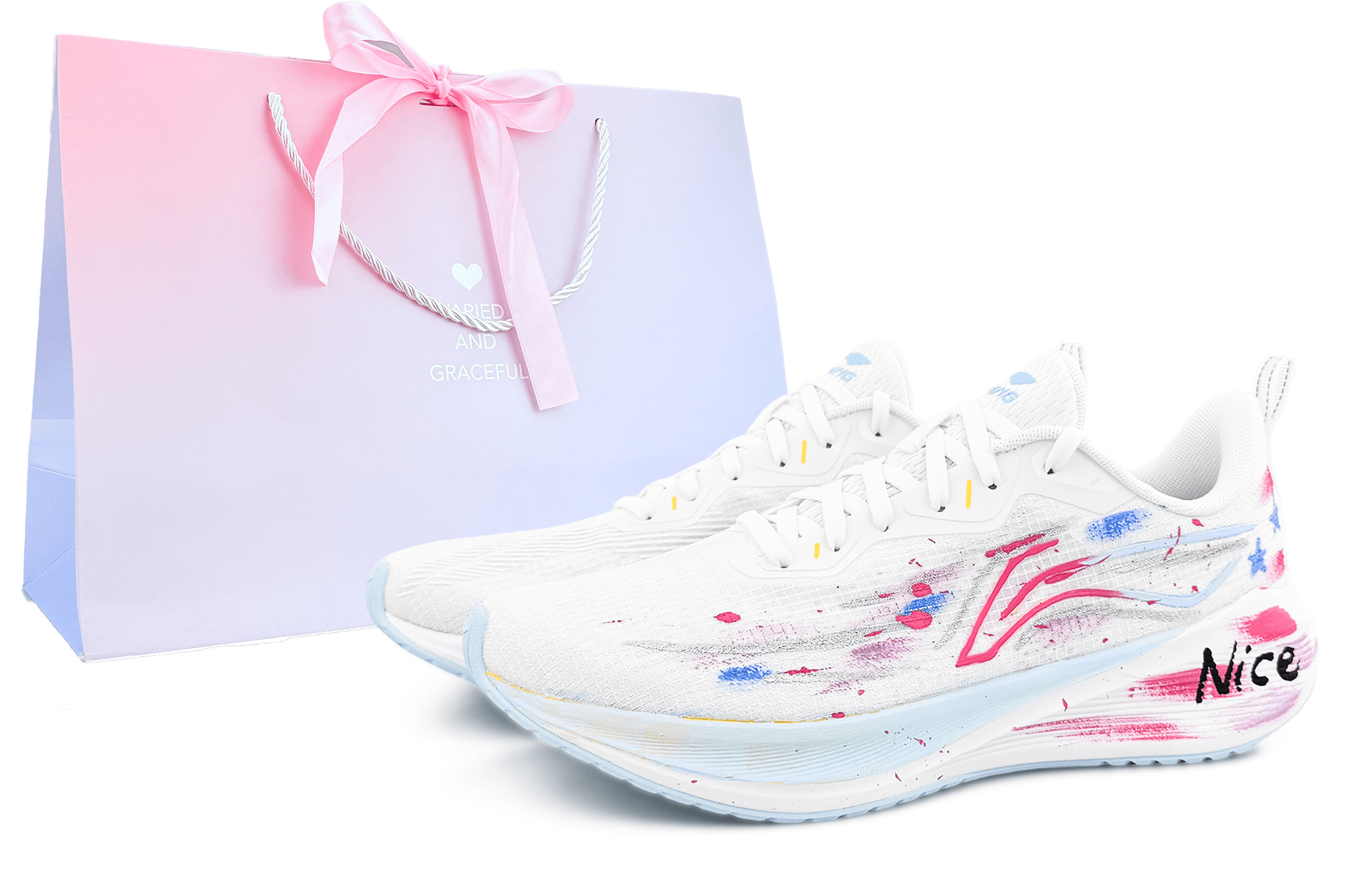 LINING Кроссовки Wuyue Shock Absorbers с противоскользящим покрытием, износостойкие, низкие, повседневные, мужские, розовые, белые 
LINING Кроссовки Wuyue Shock Absorbers с противоскользящим покрытием, износостойкие, низкие, повседневные, мужские, розовые, белые