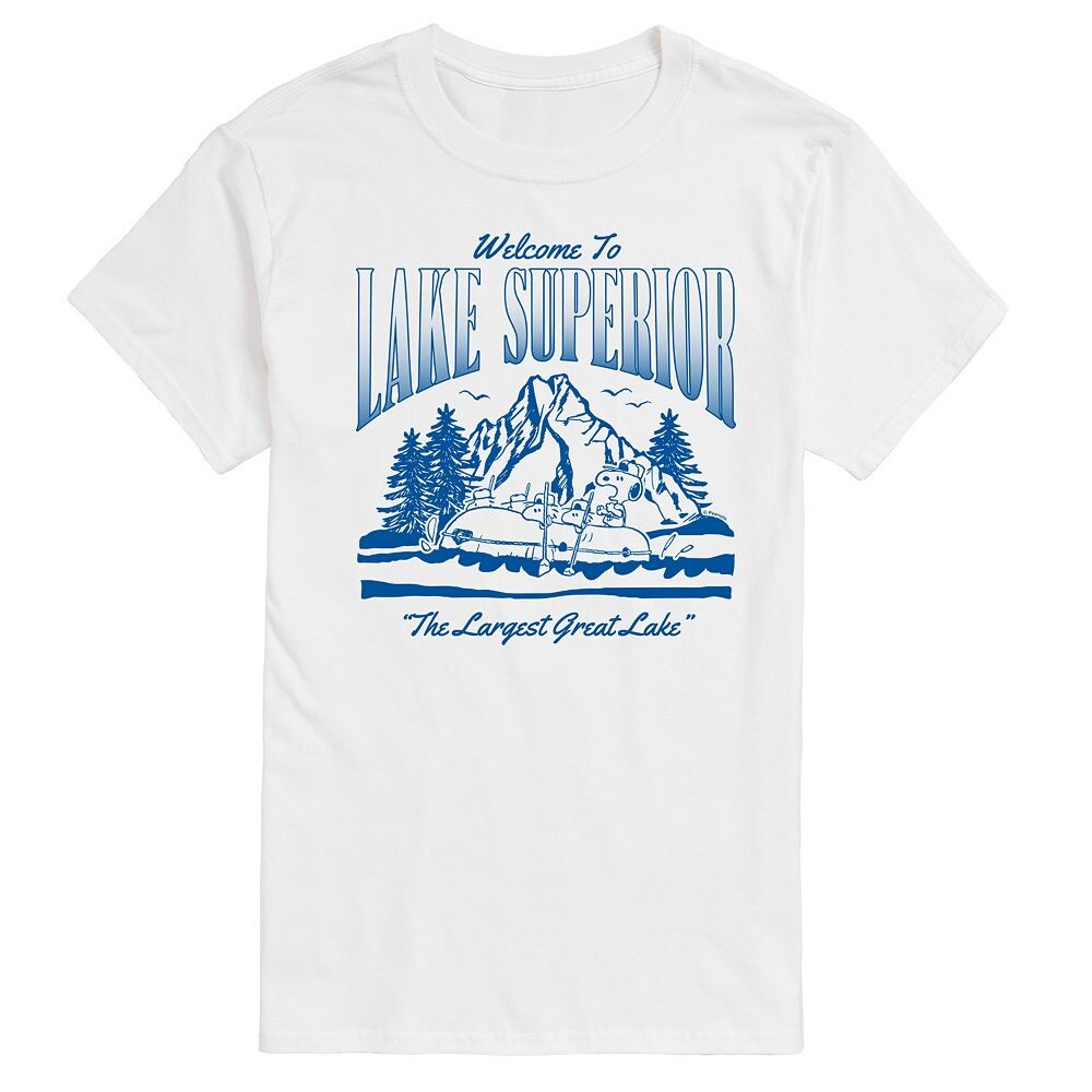 Мужская футболка с рисунком Peanuts Snoopy Lake Superior Licensed Character, белый
Мужская футболка с рисунком Peanuts Snoopy Lake Superior Licensed Character, белый