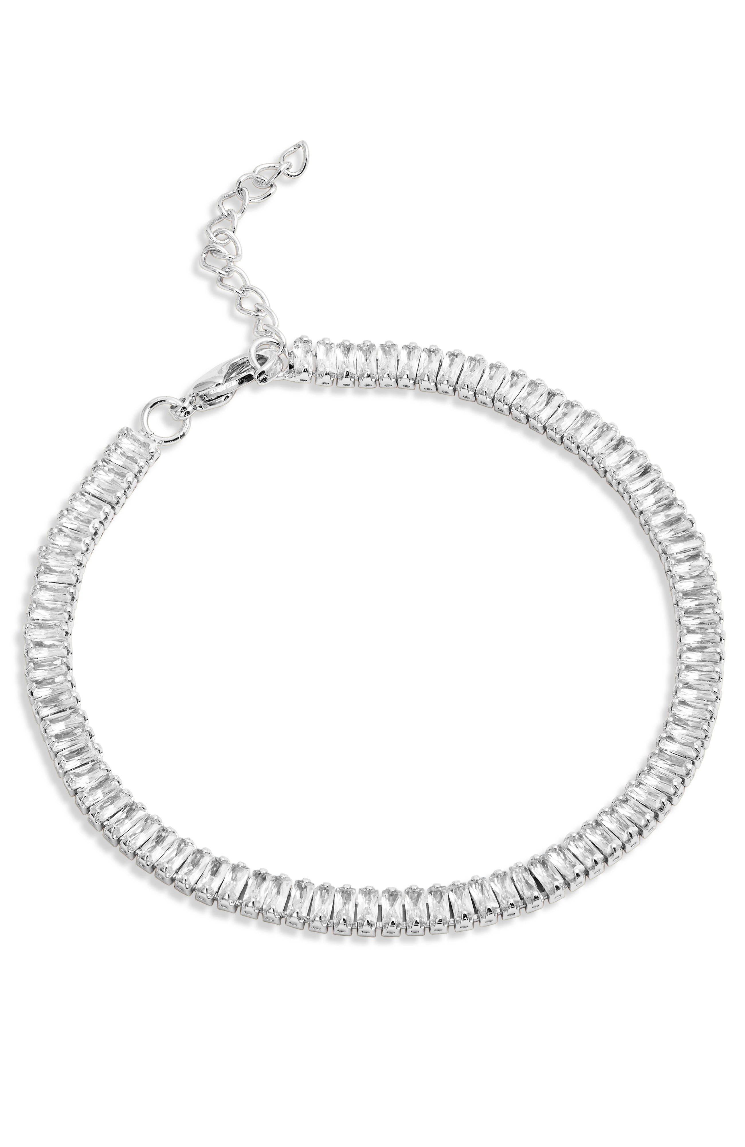 Браслет-багет из родия Savvy Cie Jewels, белый
Браслет-багет из родия Savvy Cie Jewels, белый