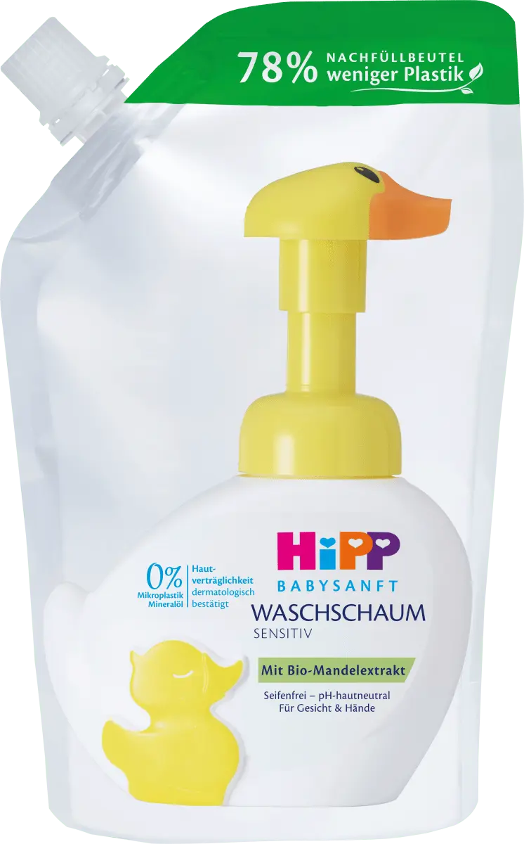 Детская пена для стирки чувствительная сменная упаковка 250 мл Hipp
Детская пена для стирки чувствительная сменная упаковка 250 мл Hipp