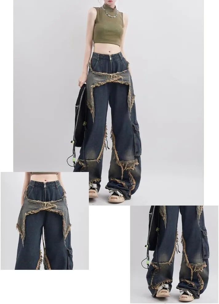 Женские джинсы baggy Y2K oversize винтаж wide leg Pbkabiug
Женские джинсы baggy Y2K oversize винтаж wide leg Pbkabiug