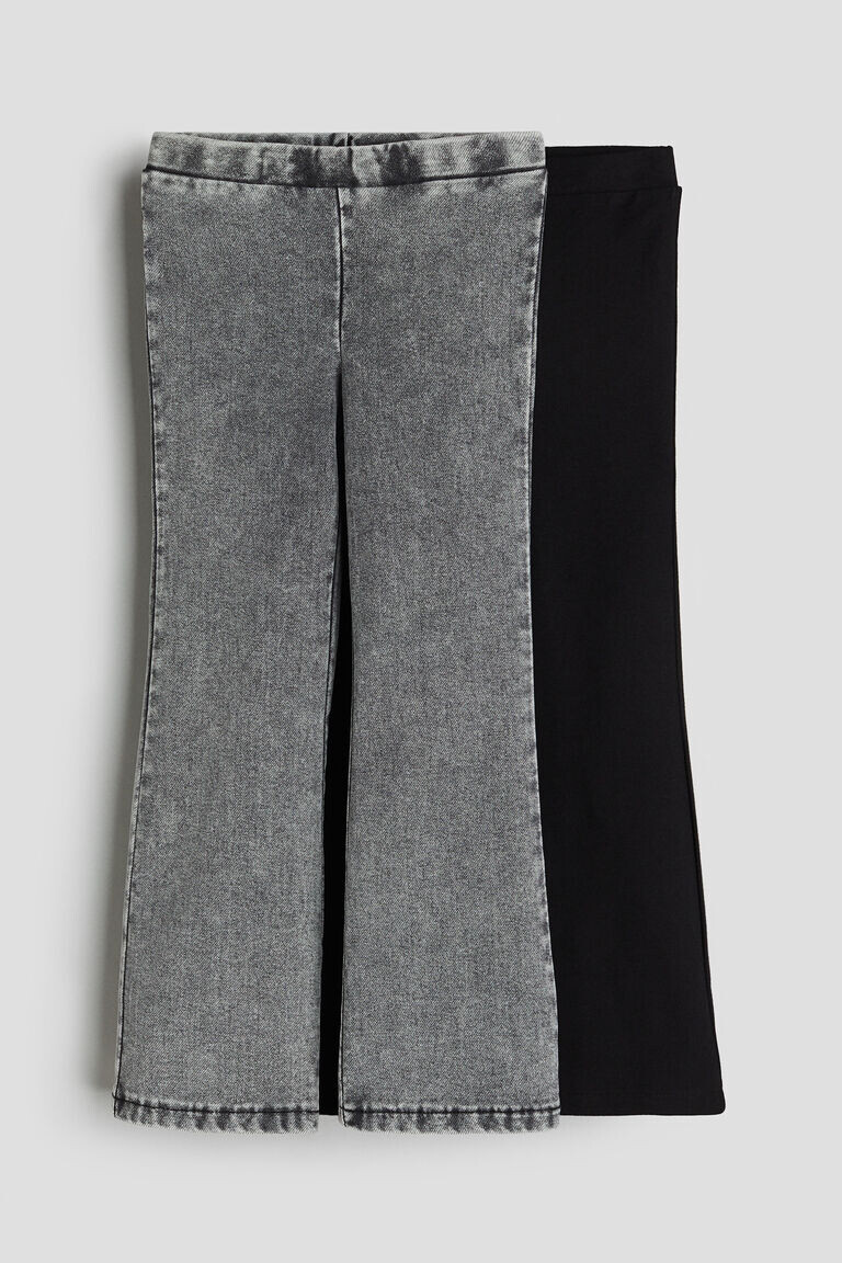 Комплект из 2 расклешенных джеггинсов H&M, серый
Комплект из 2 расклешенных джеггинсов H&M, серый