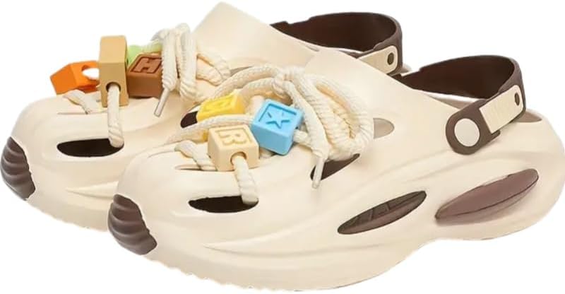 Мужские сабо однотонного цвета, удобные, нескользящие и прочные шлепанцы из EVA для летнего отдыха на свежем воздухе Fmshi, коричневый
Мужские сабо однотонного цвета, удобные, нескользящие и прочные шлепанцы из EVA для летнего отдыха на свежем воздухе Fmshi, коричневый