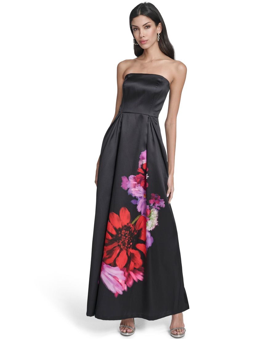 Женское бальное платье без бретелей Eliza J, Black
Женское бальное платье без бретелей Eliza J, Black