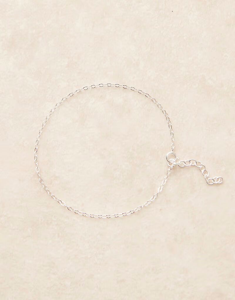 Браслет-цепочка из стерлингового серебра с овальными звеньями Asos Design
Браслет-цепочка из стерлингового серебра с овальными звеньями Asos Design