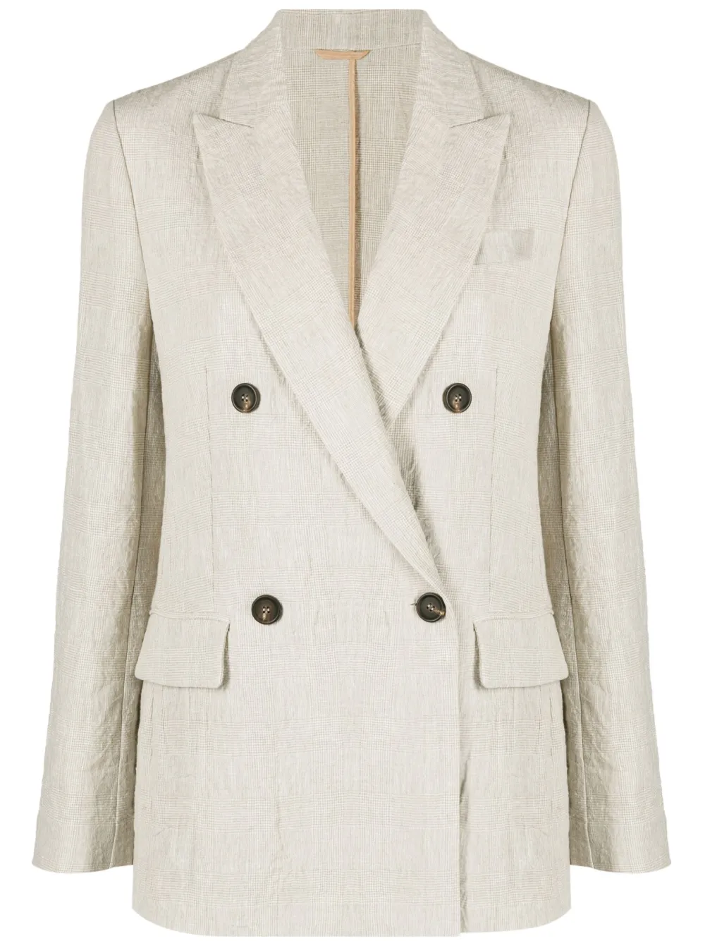 Блейзер в клетку Prince of Wales Brunello Cucinelli, нейтральный
Блейзер в клетку Prince of Wales Brunello Cucinelli, нейтральный