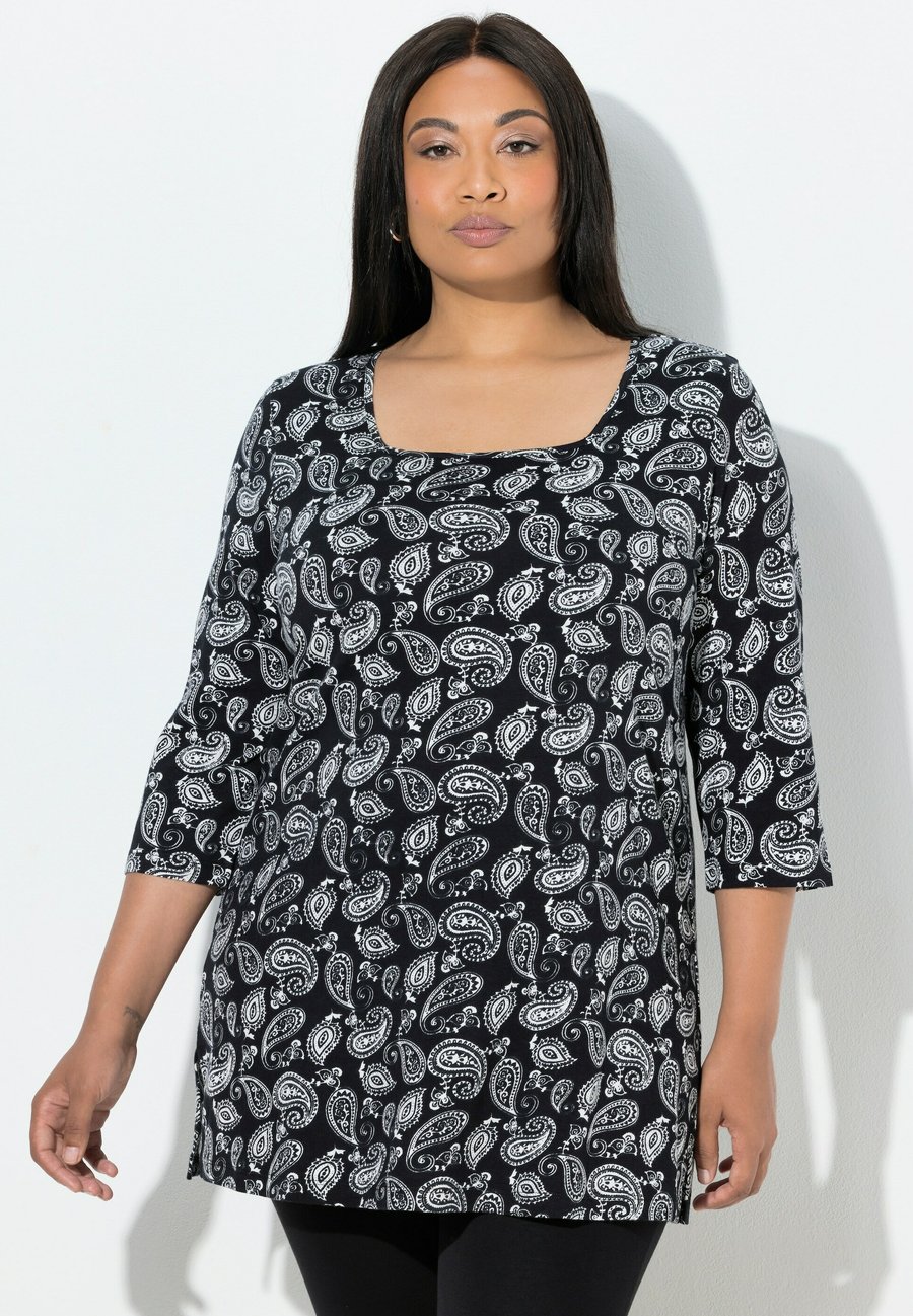 Топ Ulla Popken Long sleeved top, Black
Топ Ulla Popken Long sleeved top, Black