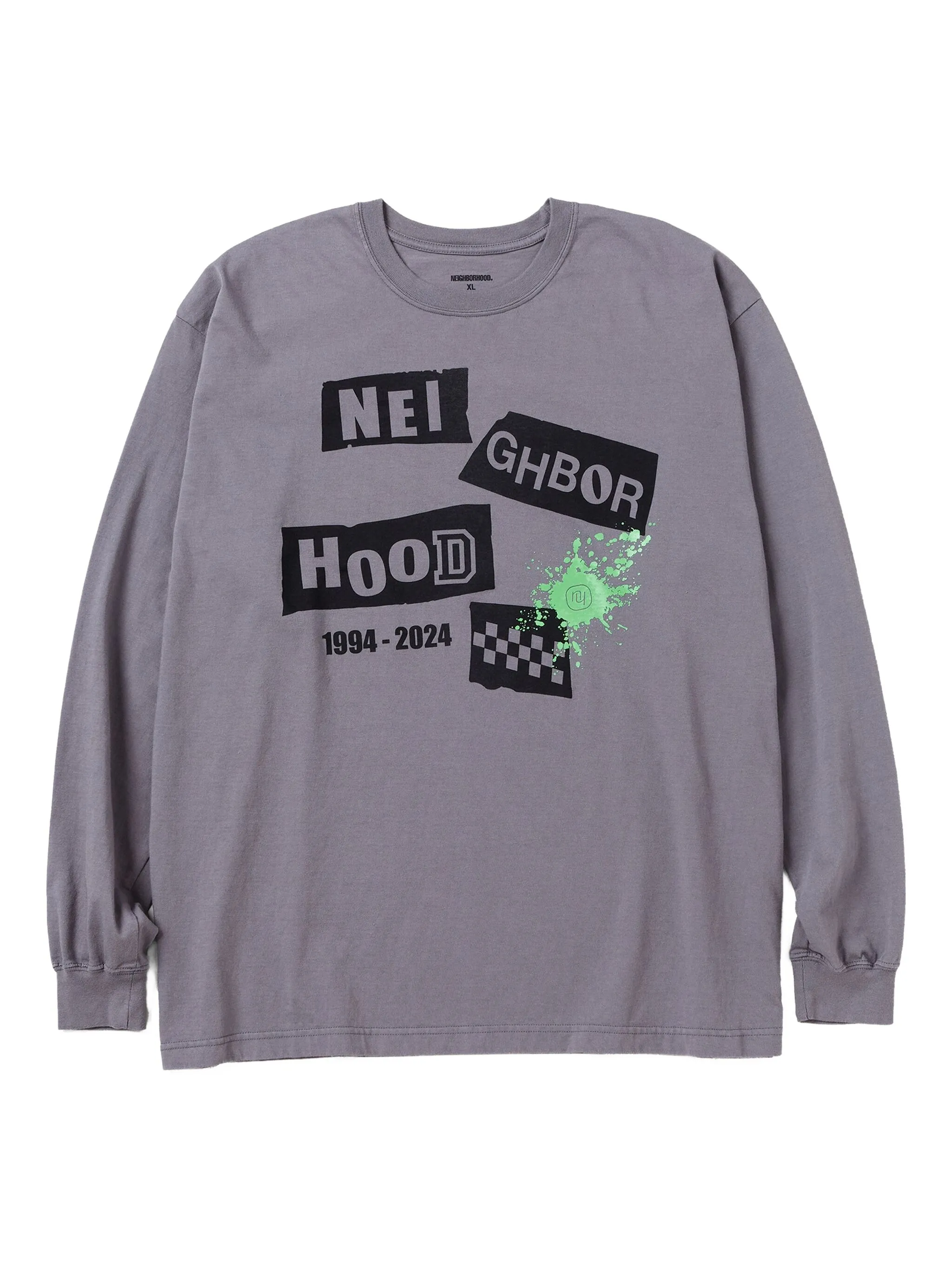 Футболка с длинными рукавами и графичным принтом Neighborhood, серый
Футболка с длинными рукавами и графичным принтом Neighborhood, серый
