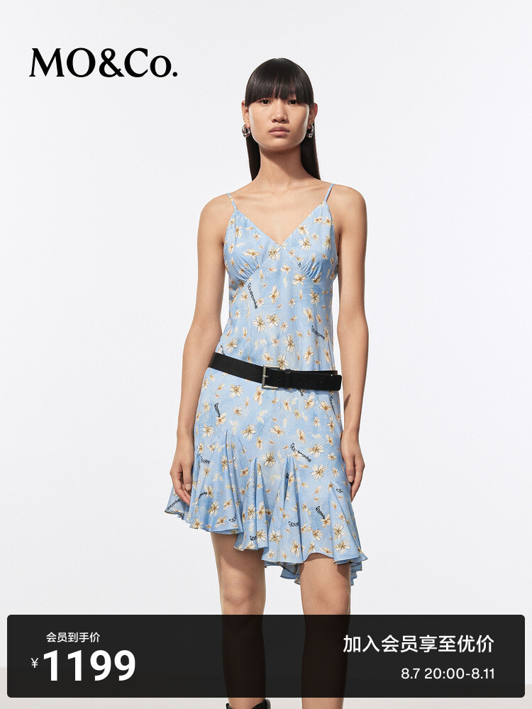 Платье Moco Moanke с V-образным вырезом, синий
Платье Moco Moanke с V-образным вырезом, синий