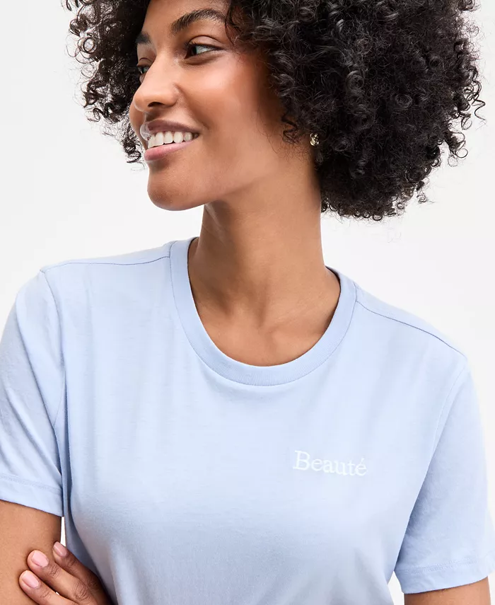 Женская футболка Beaute с круглым вырезом и отделкой On 34th, синий
Женская футболка Beaute с круглым вырезом и отделкой On 34th, синий