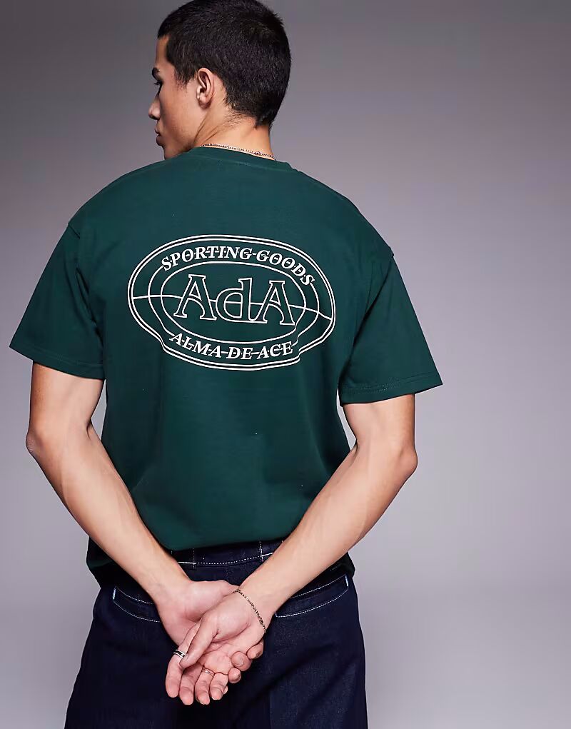 Футболка Alma De Ace с графическим принтом на спине, плотностью 240 г/м², зеленого цвета
Футболка Alma De Ace с графическим принтом на спине, плотностью 240 г/м², зеленого цвета