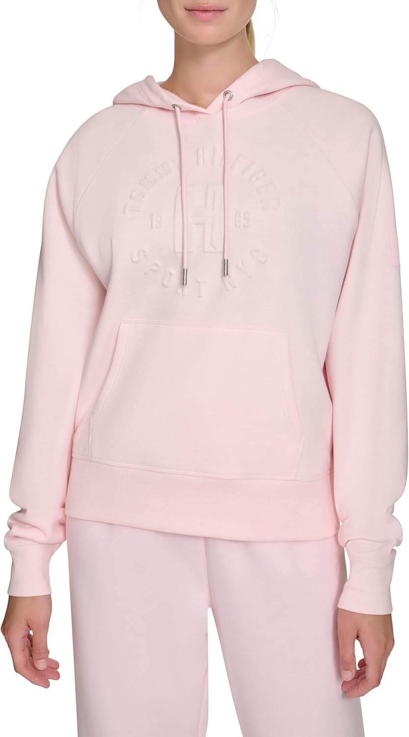 Женская толстовка с капюшоном и тисненым логотипом Tommy Hilfiger свободного кроя, Powder Pink
Женская толстовка с капюшоном и тисненым логотипом Tommy Hilfiger свободного кроя, Powder Pink