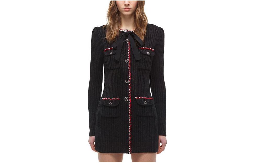 Self Portrait Длинное Платье с Длинными Рукавами Женское Классическое Черное
Self Portrait Длинное Платье с Длинными Рукавами Женское Классическое Черное