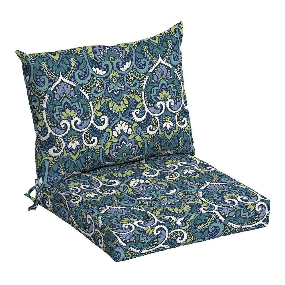 Arden Selections Aurora Damask Набор подушек для уличного обеденного стула, синий
Arden Selections Aurora Damask Набор подушек для уличного обеденного стула, синий