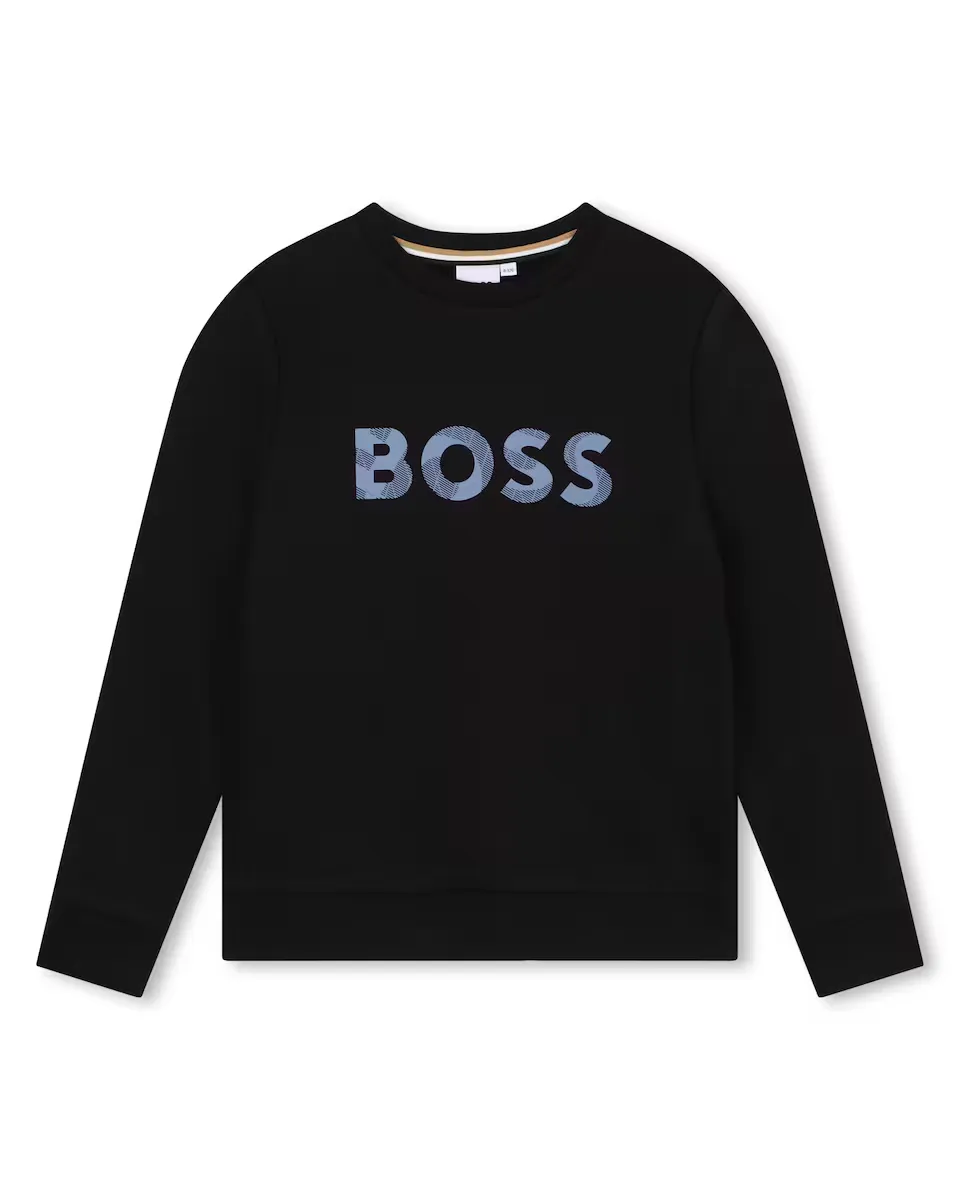Толстовка для мальчика с круглым вырезом и тисненым логотипом BOSS Kidswear, черный
Толстовка для мальчика с круглым вырезом и тисненым логотипом BOSS Kidswear, черный