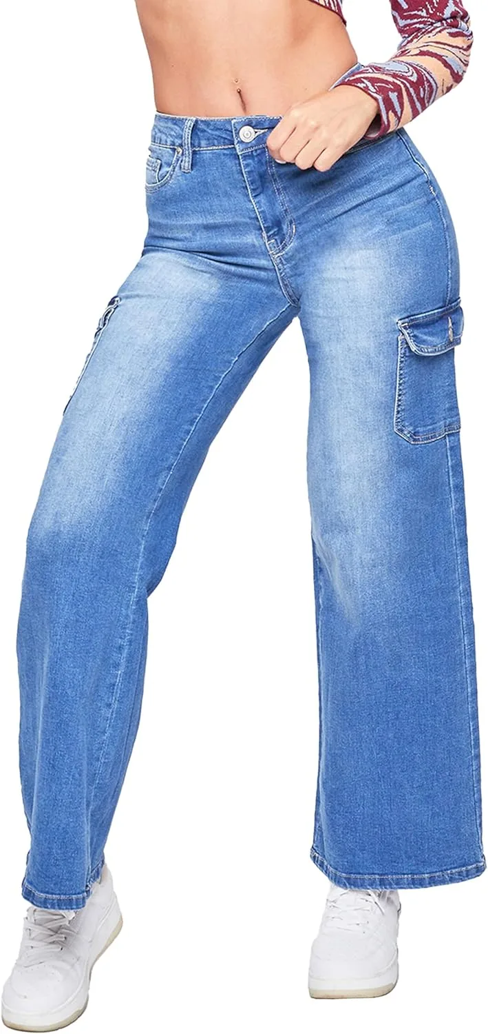 YMI Womens Junior Skater Cargo Wide Leg
YMI Womens Junior Skater Cargo Wide Leg