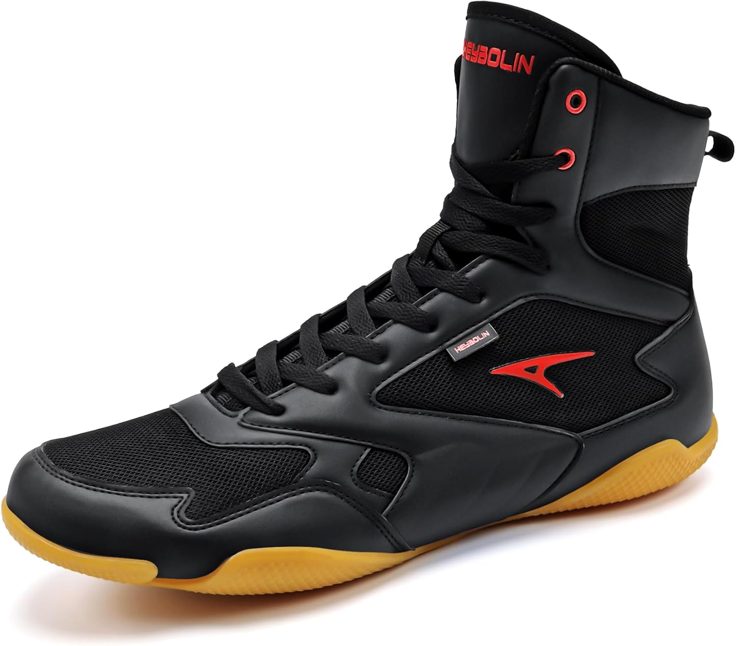 Мужские борцовские кроссовки ASHION Боксерские кроссовки Высокие фитнес-кеды с плоской подошвой, черный/красный
Мужские борцовские кроссовки ASHION Боксерские кроссовки Высокие фитнес-кеды с плоской подошвой, черный/красный