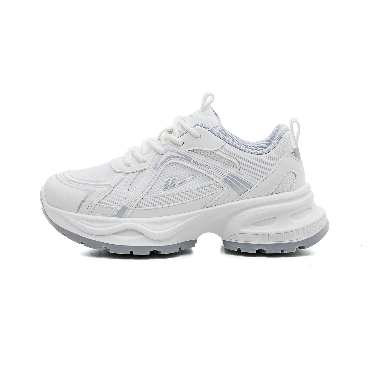 WARRIOR Кроссовки на платформе унисекс "Год Змеи" лимитированная серия белые серебристые сетчатые износостойкие, цвет White Silver (Mesh)
WARRIOR Кроссовки на платформе унисекс "Год Змеи" лимитированная серия белые серебристые сетчатые износостойкие, цвет White Silver (Mesh)