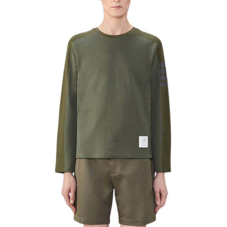 Толстовка с 4-полосным принтом THOM BROWNE, темно-зеленый
Толстовка с 4-полосным принтом THOM BROWNE, темно-зеленый