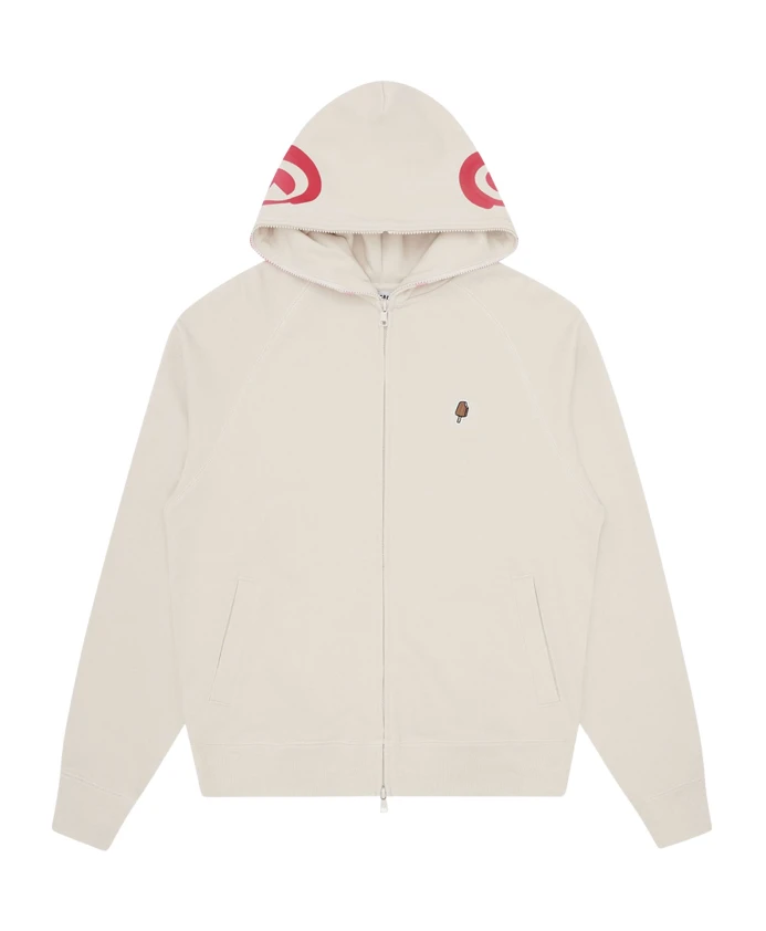 Хлопковая толстовка с градиентным рисунком и смайликом, на молнии. Icecream, бежевый
Хлопковая толстовка с градиентным рисунком и смайликом, на молнии. Icecream, бежевый